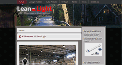 Desktop Screenshot of leanlight.se