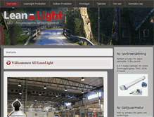 Tablet Screenshot of leanlight.se